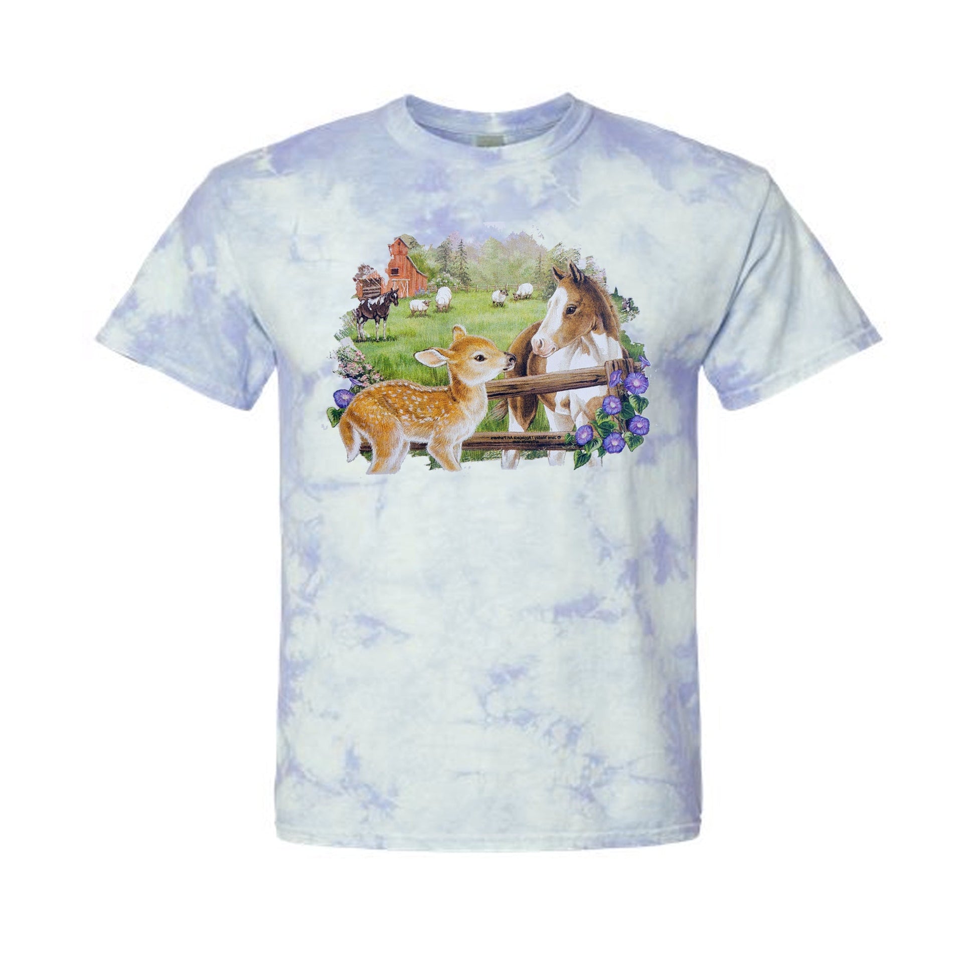 Equine Art Youth Tie Dye T-Shirt