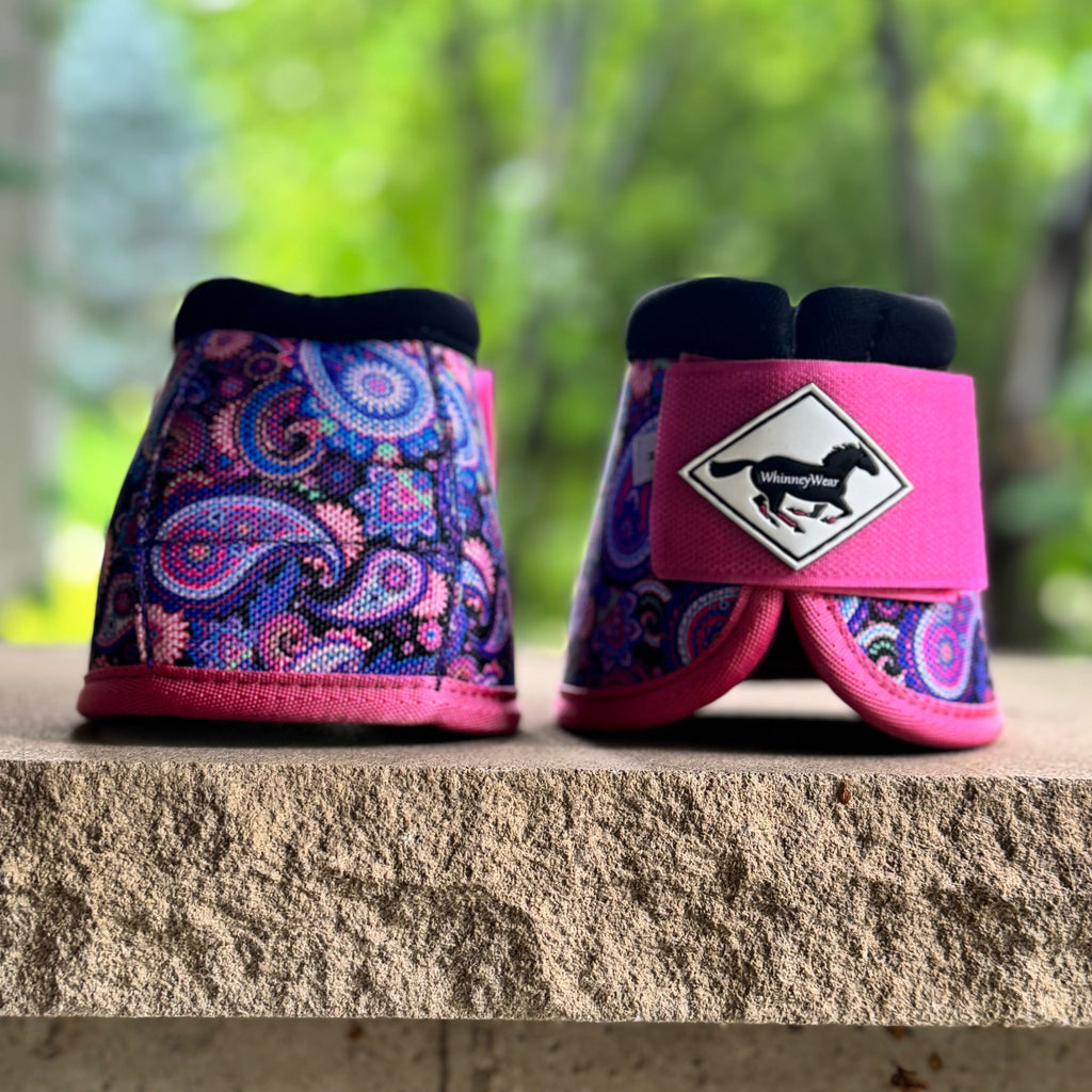 Medium: Bohemian Paisley Ballistic Bell Boots