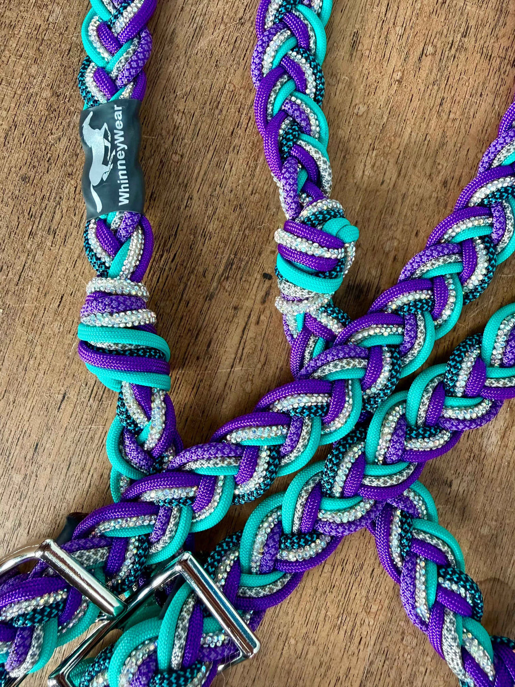 8ft Star Gazer Rhinestone Braided Reins