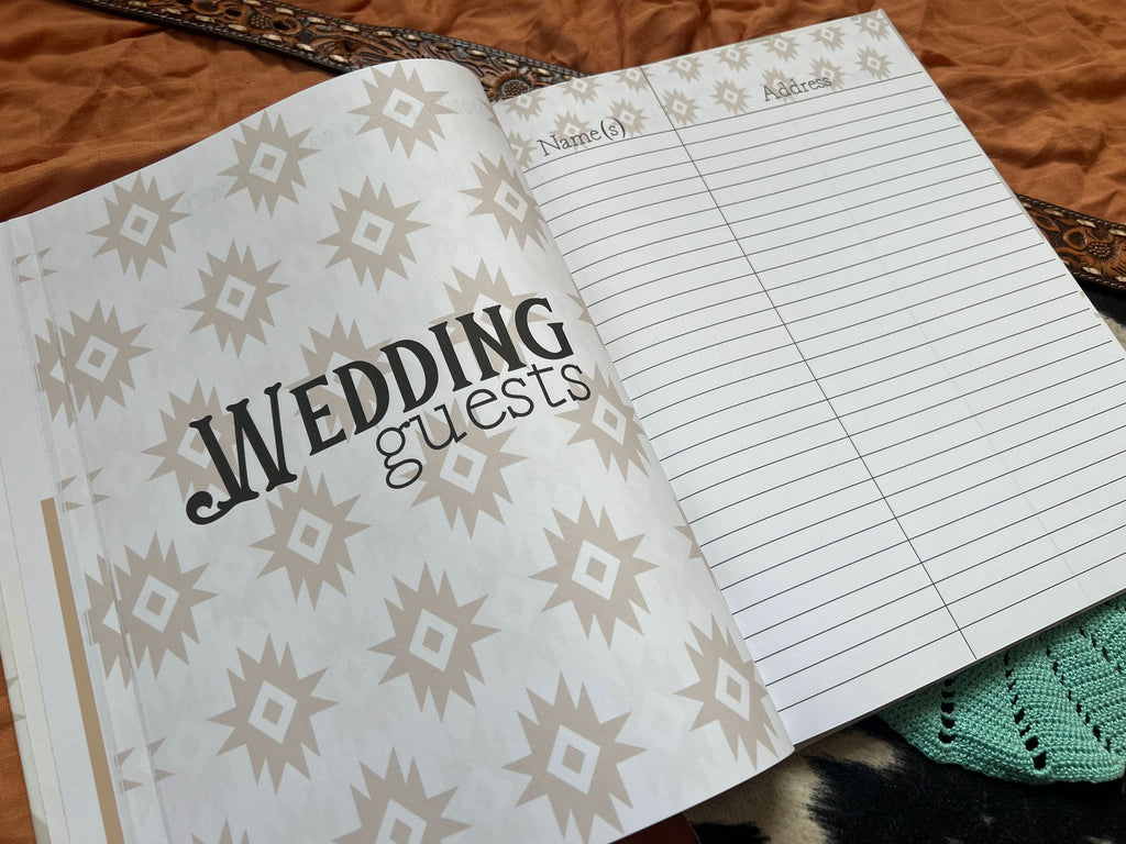 Wedding Book - Turquoise Bouquet Cover