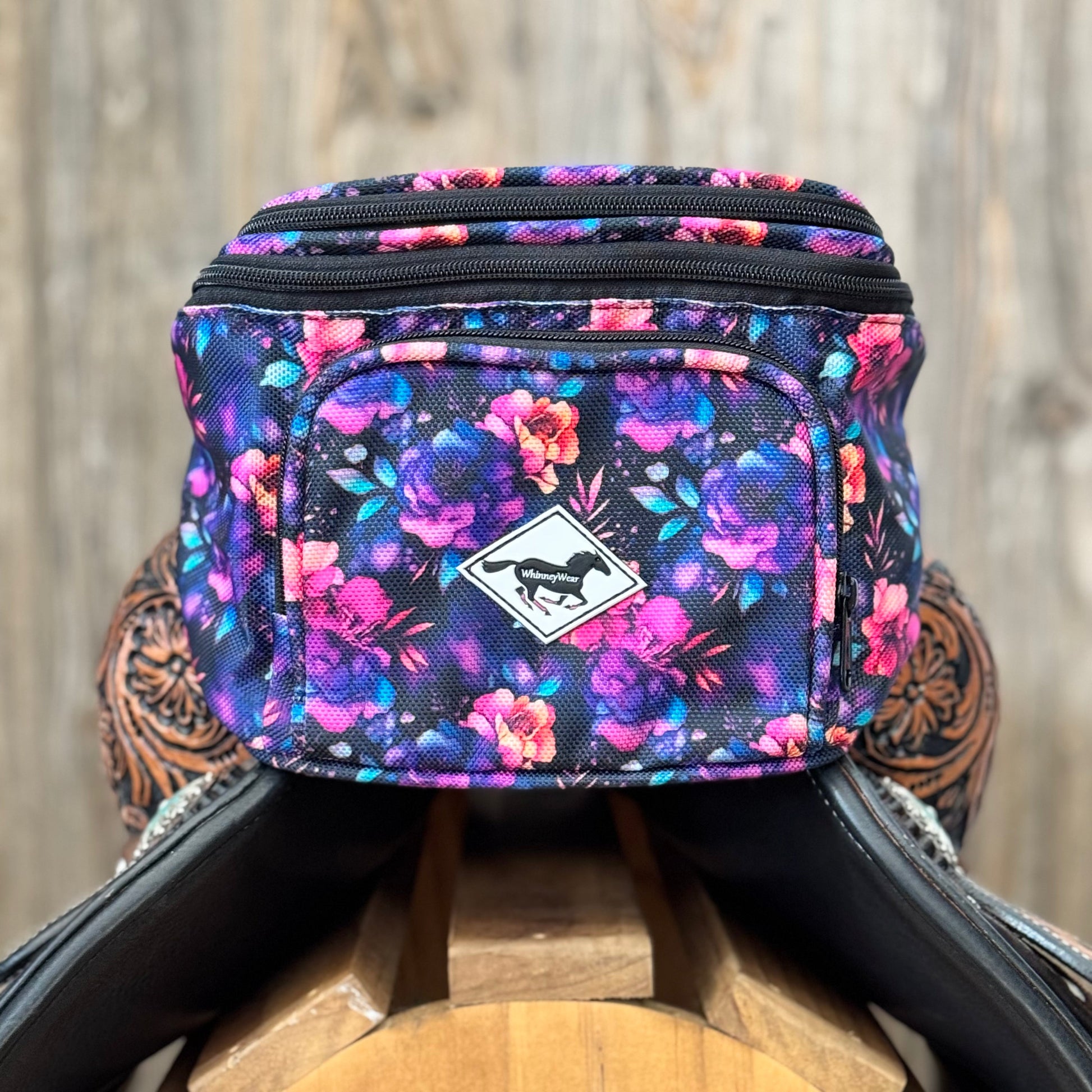 Midnight Bloom Pommel Pack