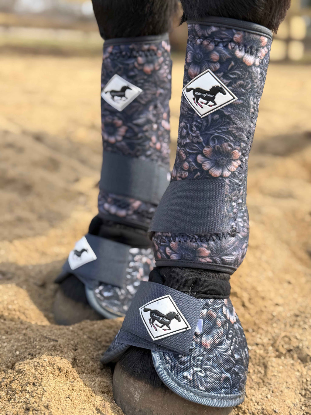 Tooled Leather Protective Sport Boots