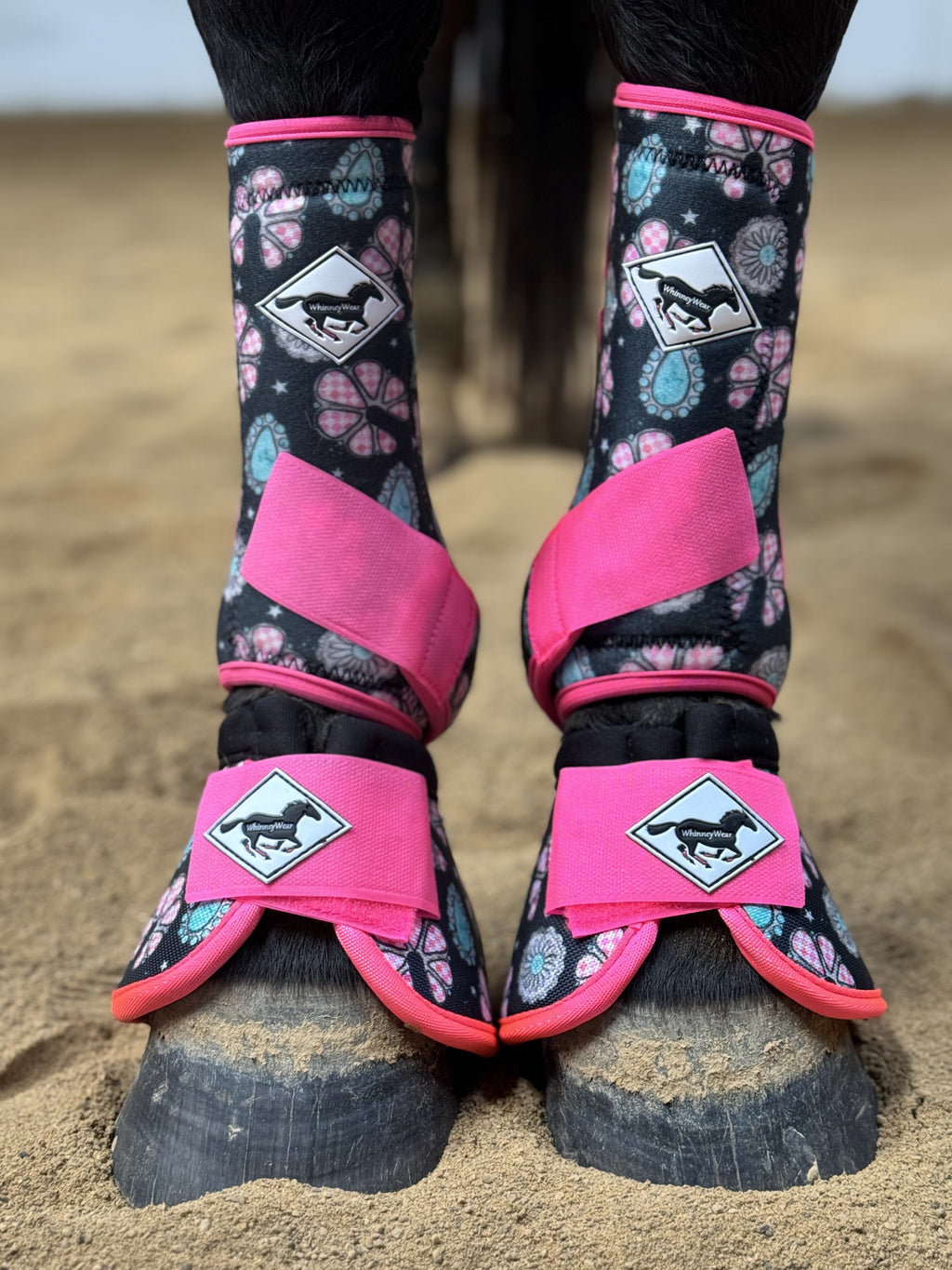 Large: Betty Blossoms Protective Sport Boots