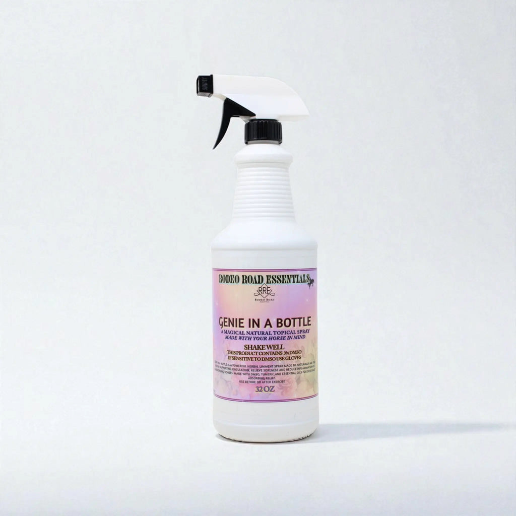 Genie In A Bottle Spray – Deep Relief Herbal Liniment for Performance Horses