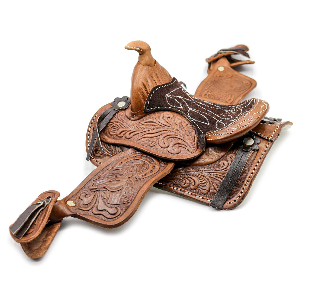 AJ Tack 5" Seat Decorative Western Saddle