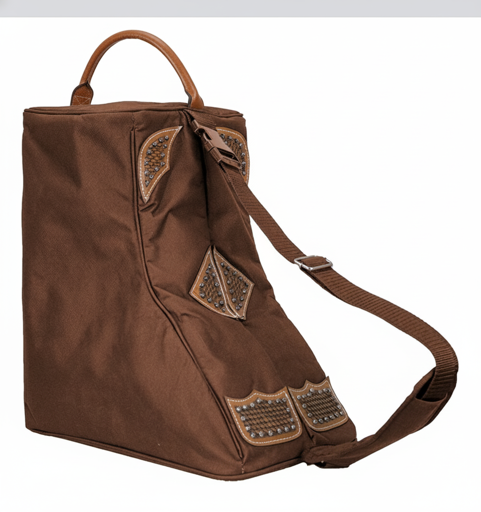 Tahoe Durango Premium Padded Waterproof Nylon Western Boot Carry Bag with 1 Year Warranty