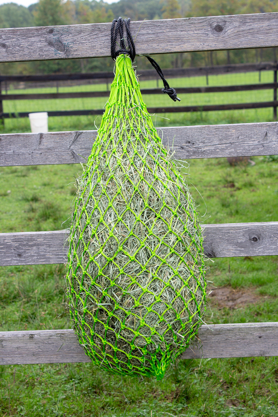 Derby Originals Ultra Slow Feed 1.5"x1.5" Hole 42" Hanging Hay Net for Horses and Livestock