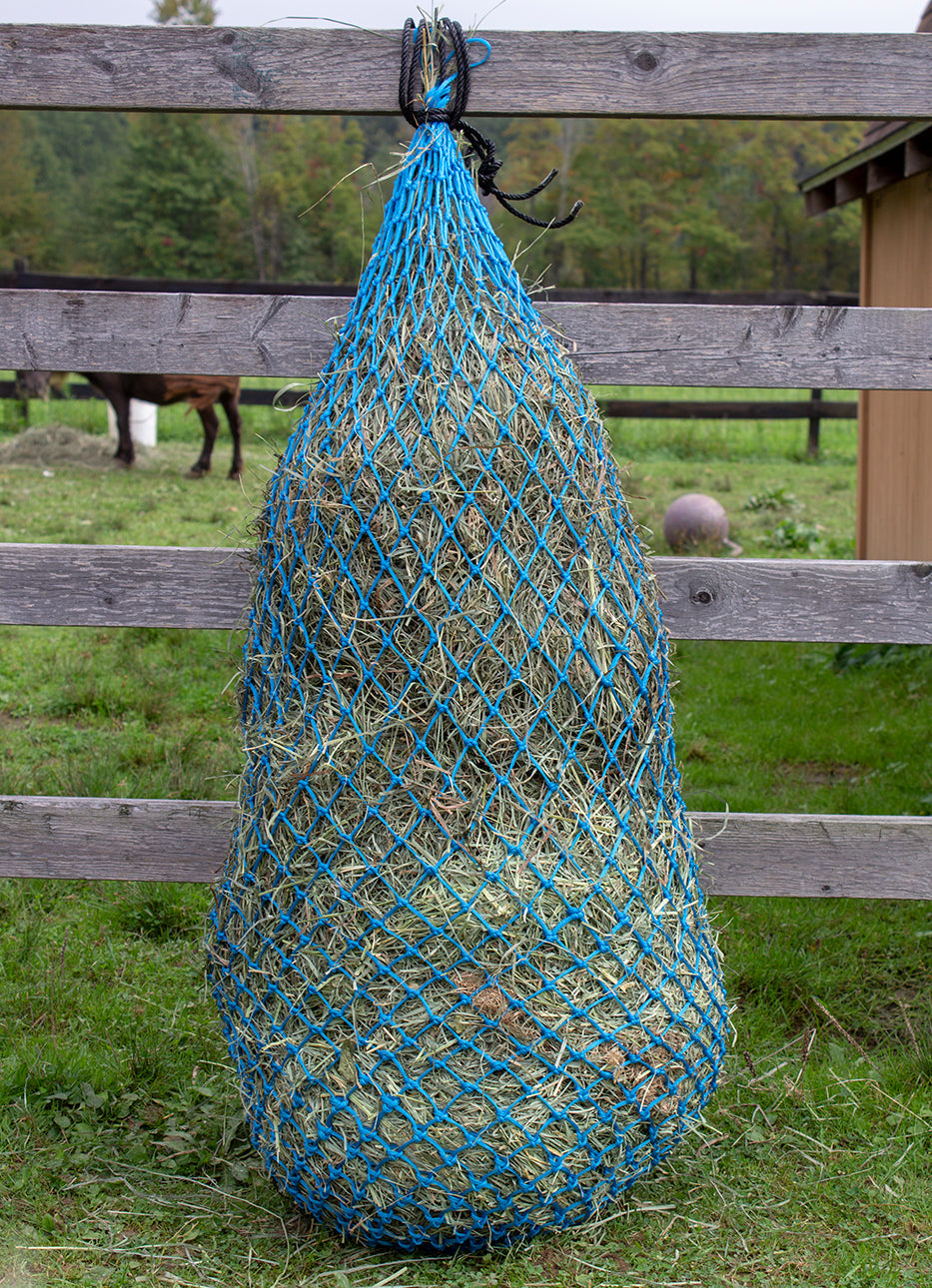 Derby Originals 56” Ultra Slow Feed 1.5" Holes Hay Net Holds about 4 Flakes for Horses