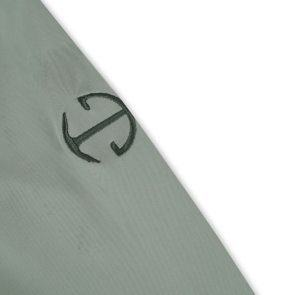 Roxana - Sage & Hunter Green Long Sleeve Riding Shirt