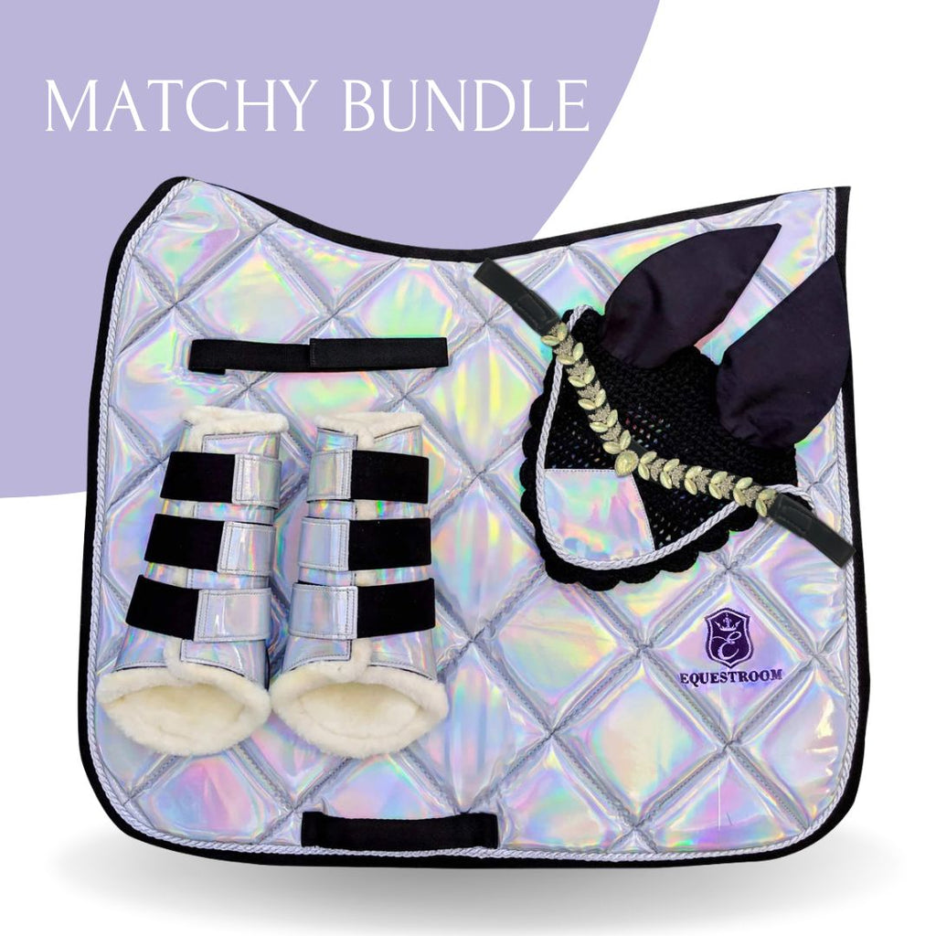 Holographic Saddle Pad Set
