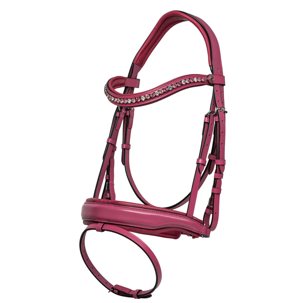 The Barbie Pink Leather Snaffle Bridle