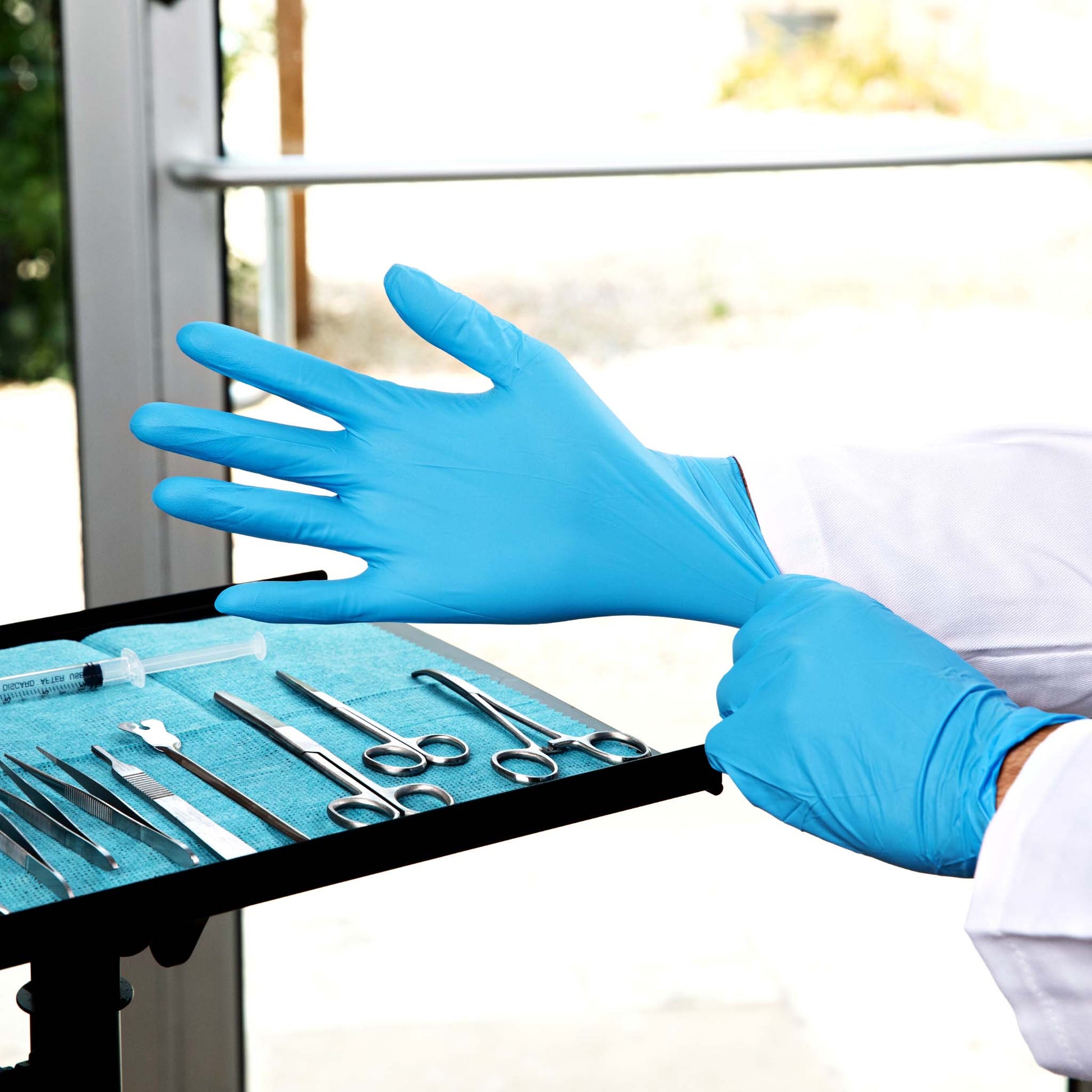 HandCare Blue Nitrile Gloves - Exam Grade, Powder Free (4 Mil), 1,000 Gloves - BOGO 20% OFF