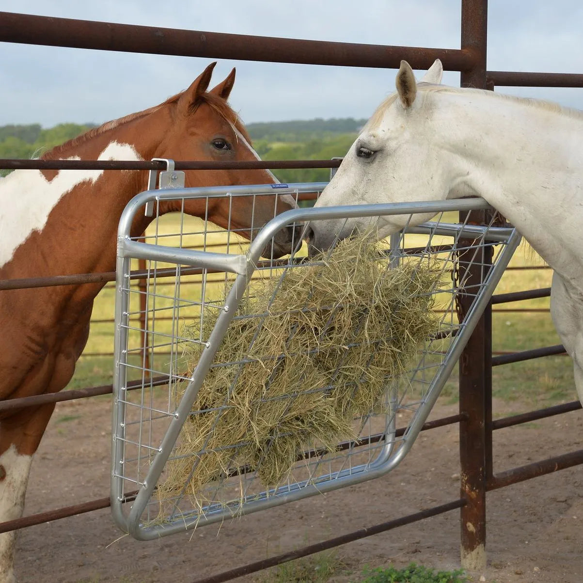 FREESTANDING WIRE HAY RACK
