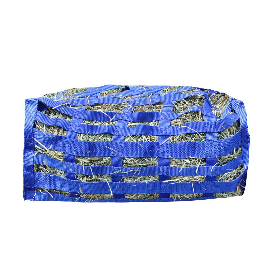Three-Sided Premium Slow Feeder Hay Bag – 3" x 2" Rectangular Openings – Balanced Feeding | Super Tough Bottom – 6-Month Warranty