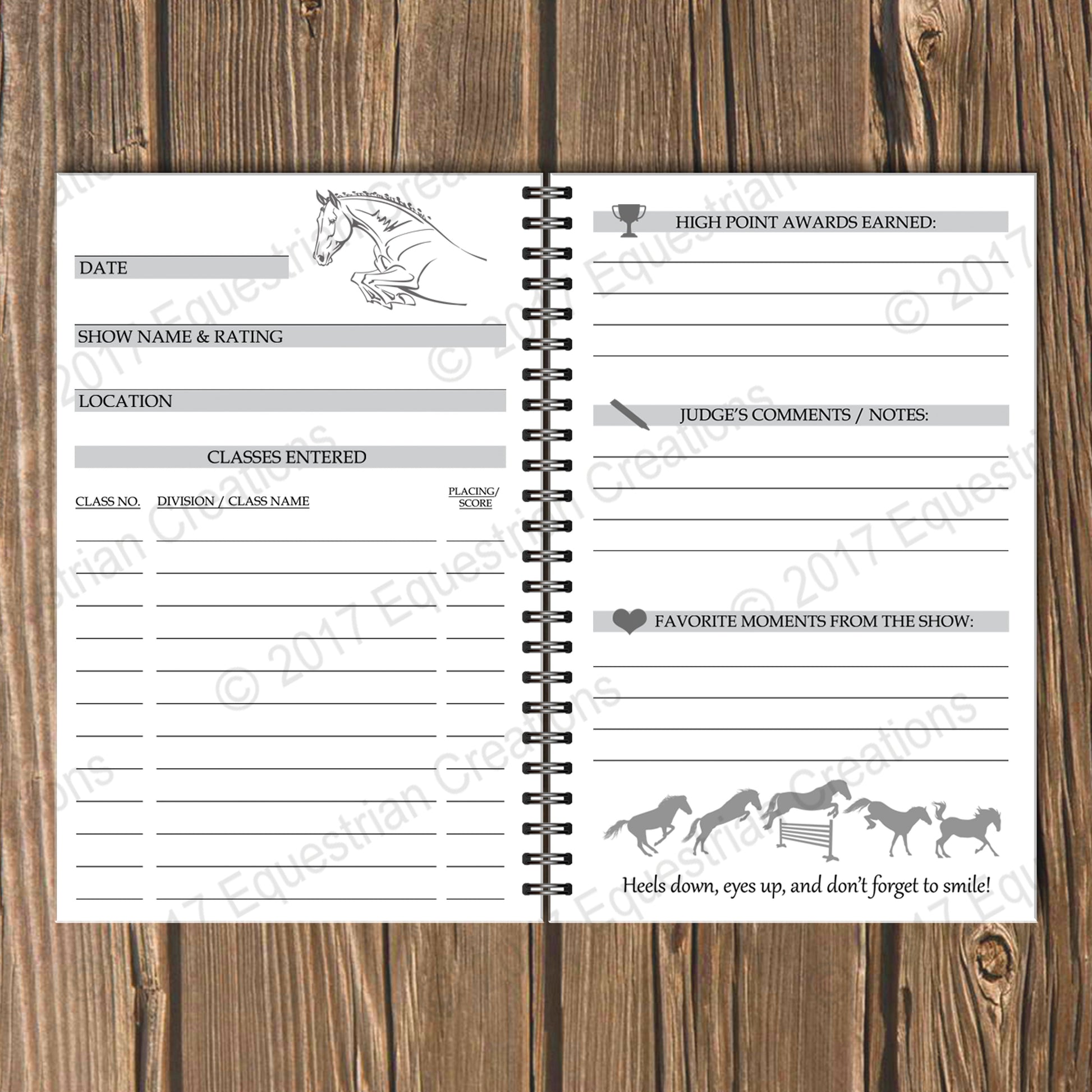 Horse Show Journal