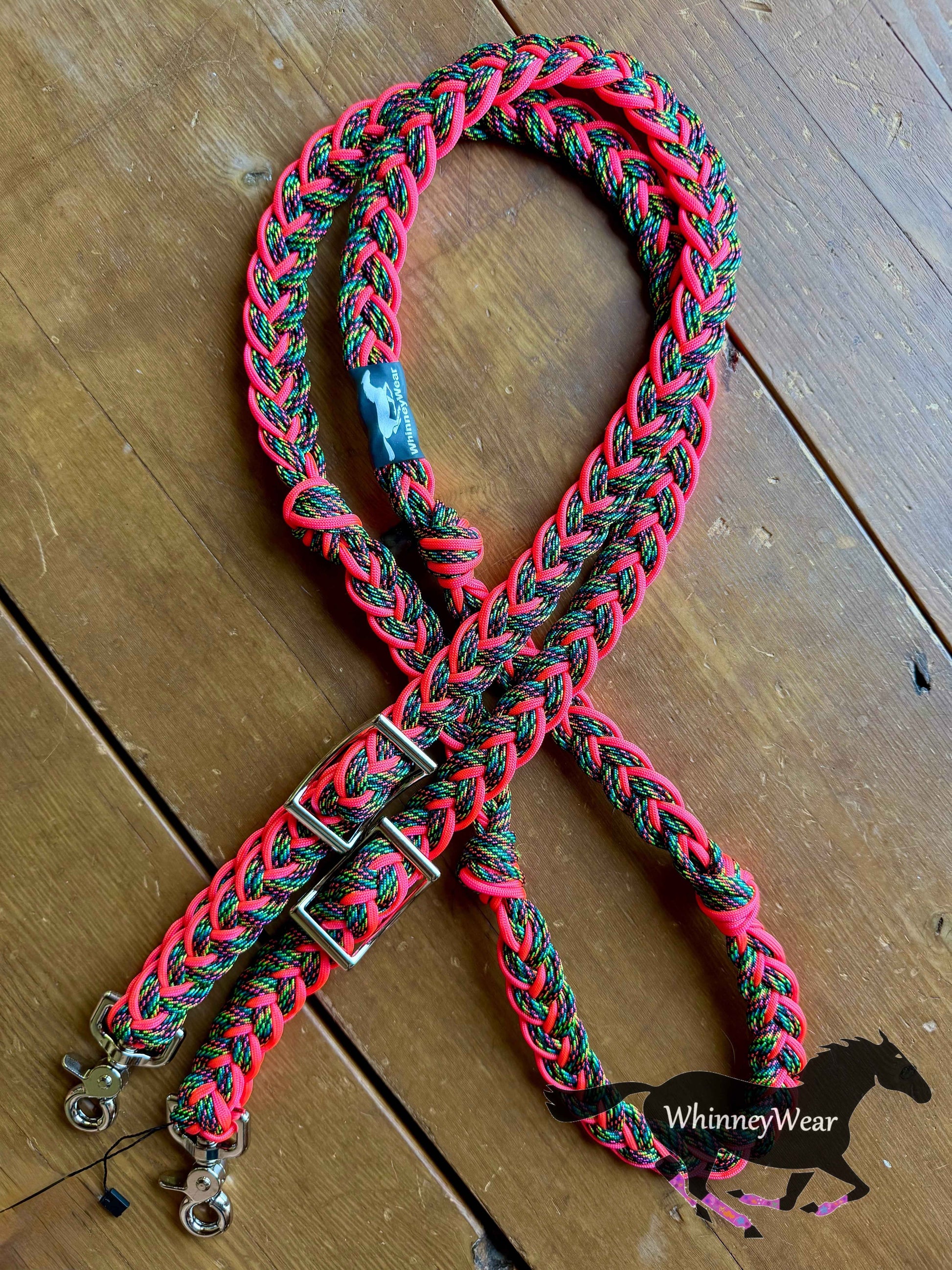 8ft Neon Spec Braided Reins