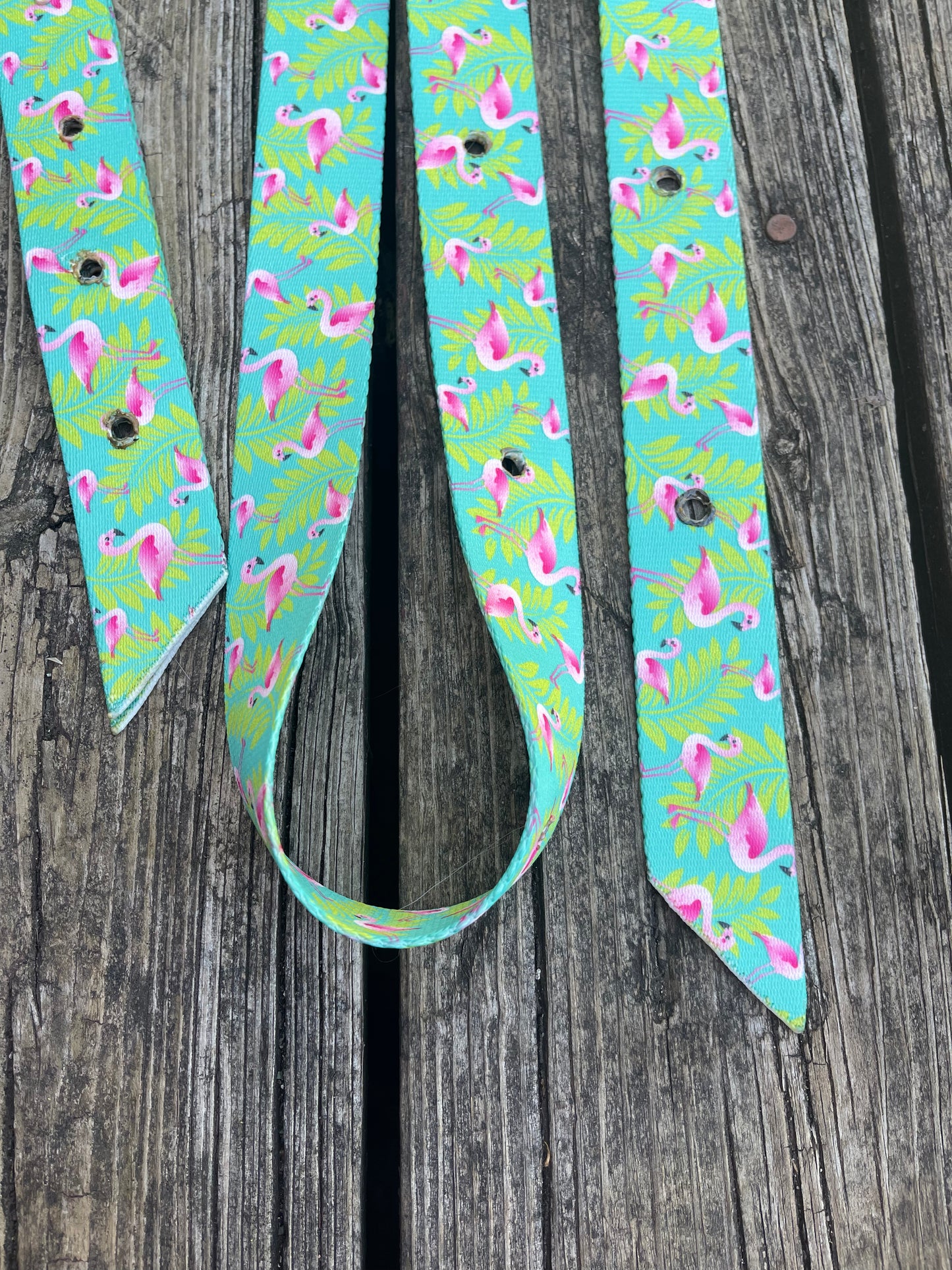 Mini size Flamingo Billet& Latigo Strap sets