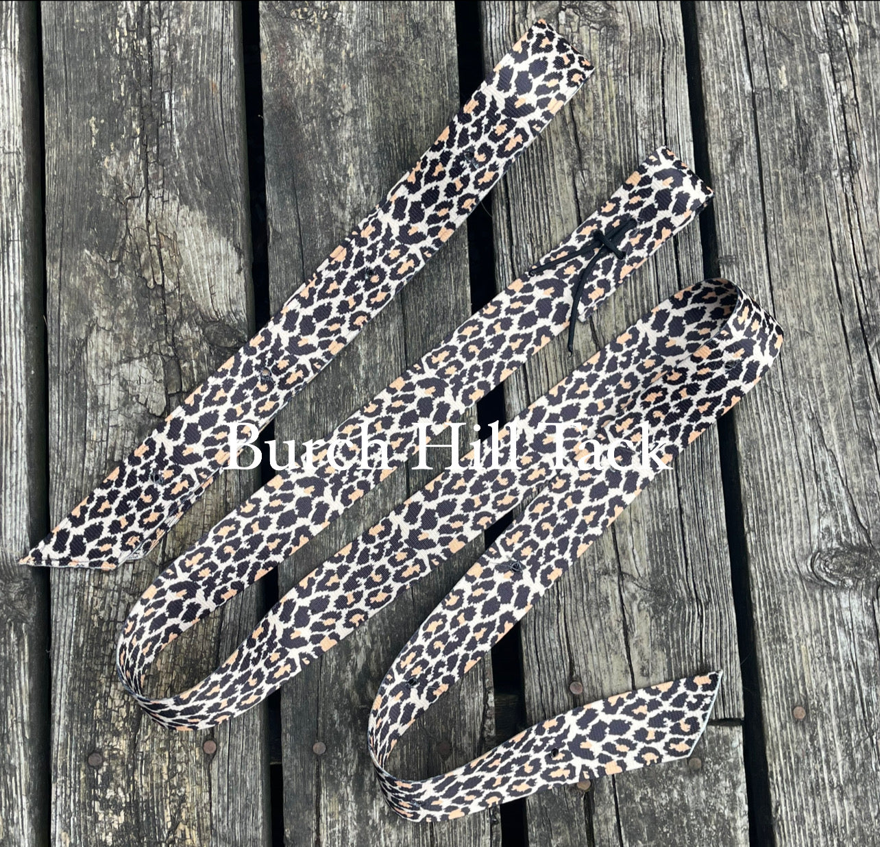 Cheetah Print Billet& Latigo Strap sets