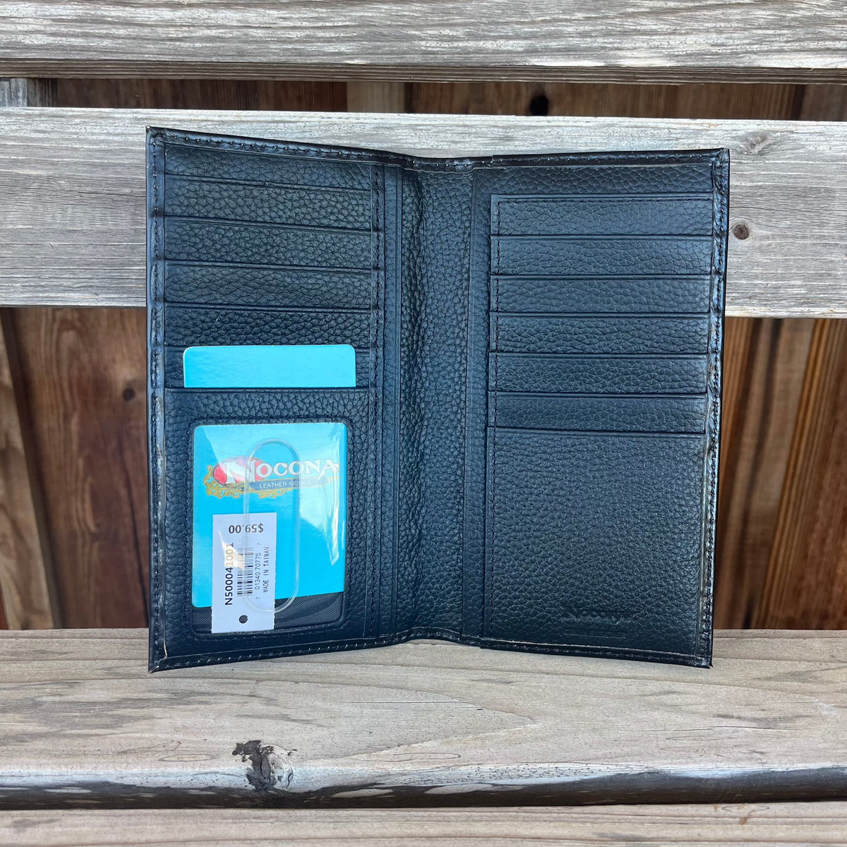 Blue Tapestry Rodeo Wallet