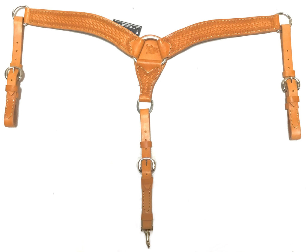 All-Around Breast Collar - Basket Stamped
