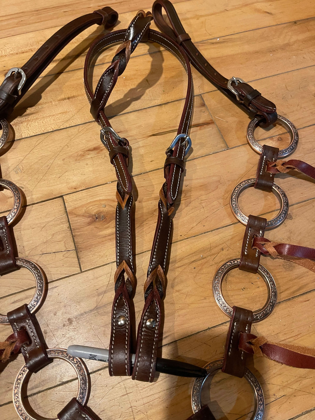 Made to Order Ring fringe Western Tack set Headstall Breastcollar
