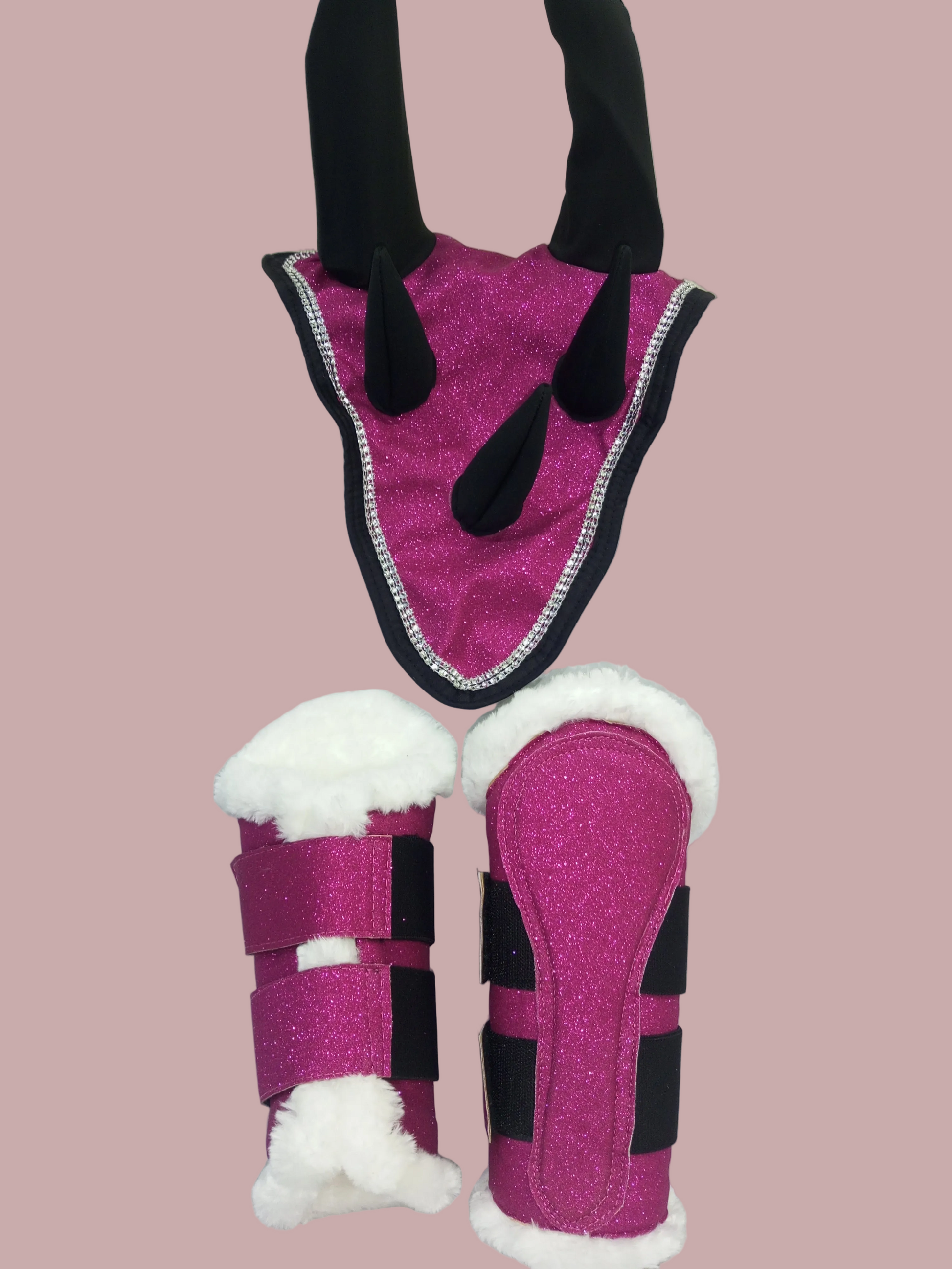 Dragon Saddle Pad Set of 3: Handmade Fantasy Equestrian Gear