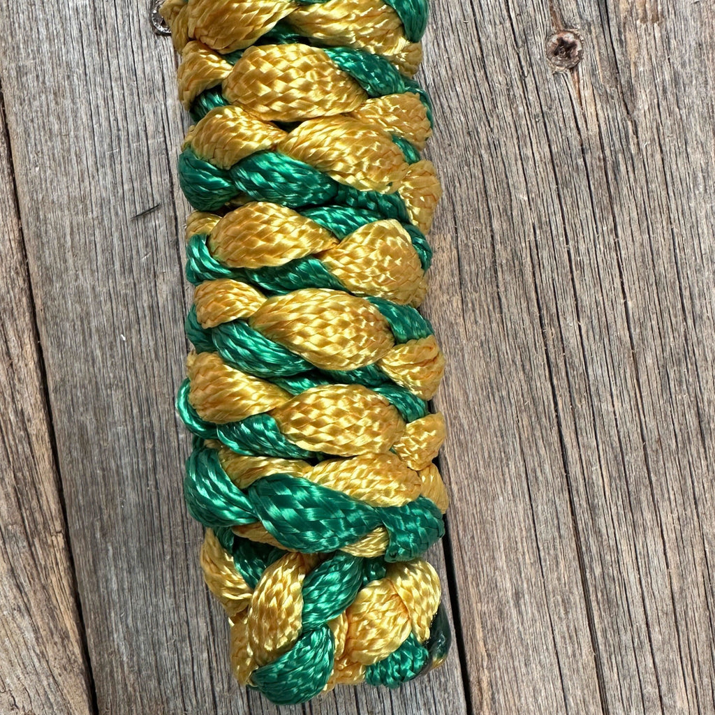 Green and Gold Mule Tape Halter