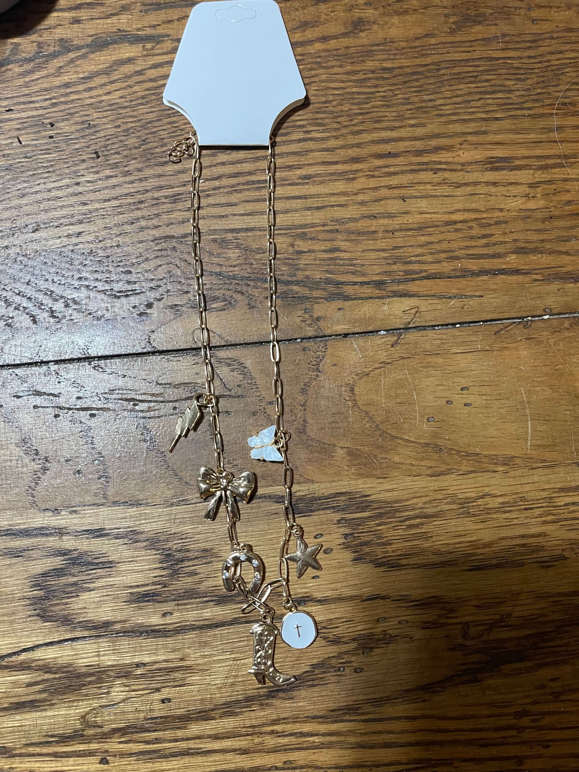 Geometric Link Chain Necklace