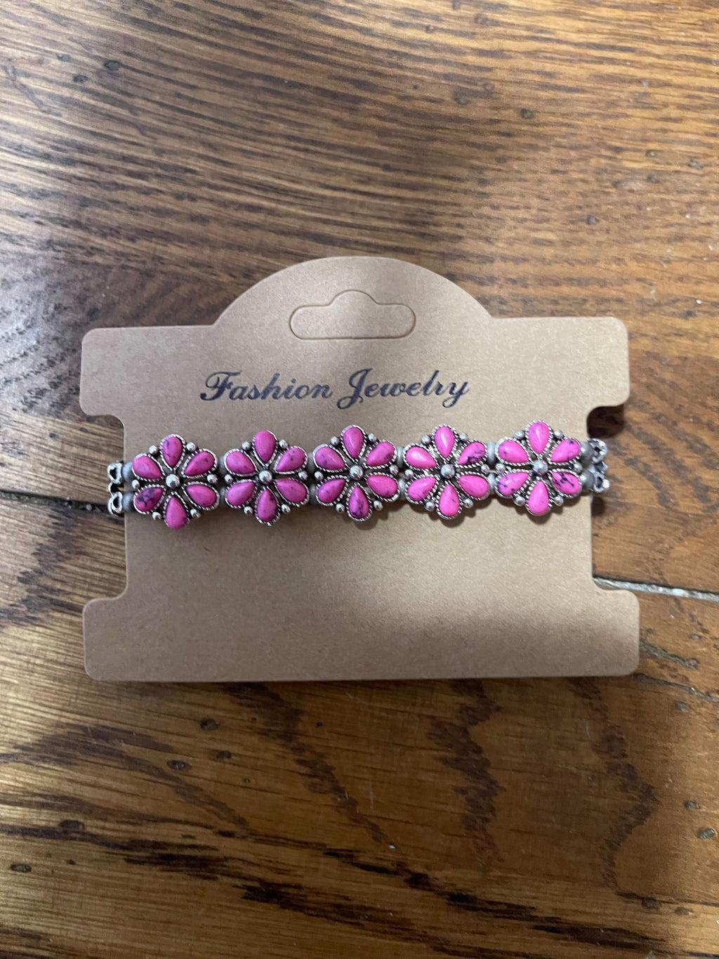 Floral stackable bracelet