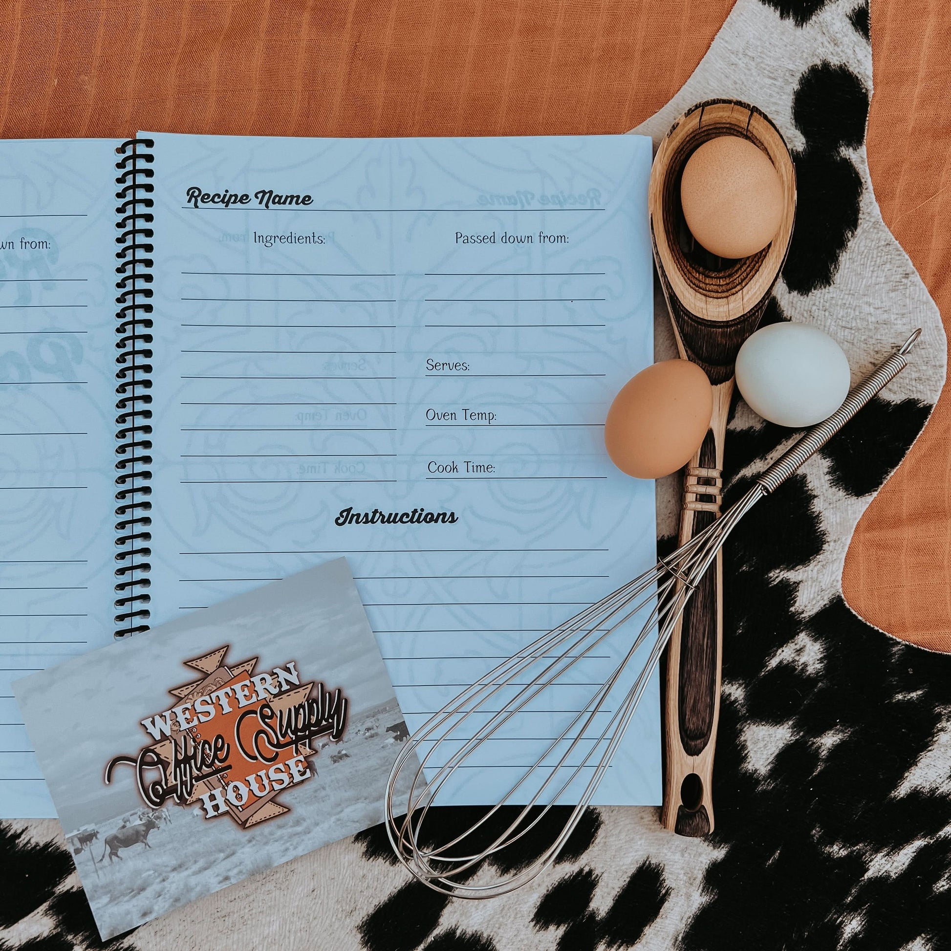 Recipe Book - Rustic Branded