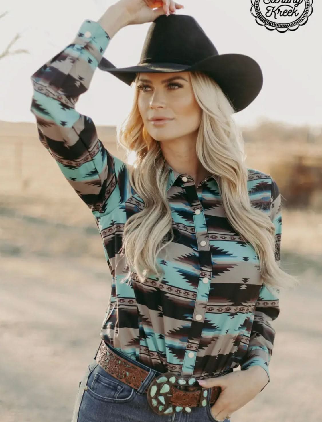 Colorado Nights Button Up By Sterling Kreek