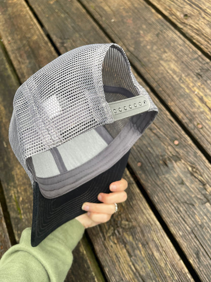 Black/ grey BH Logo Trucker hat