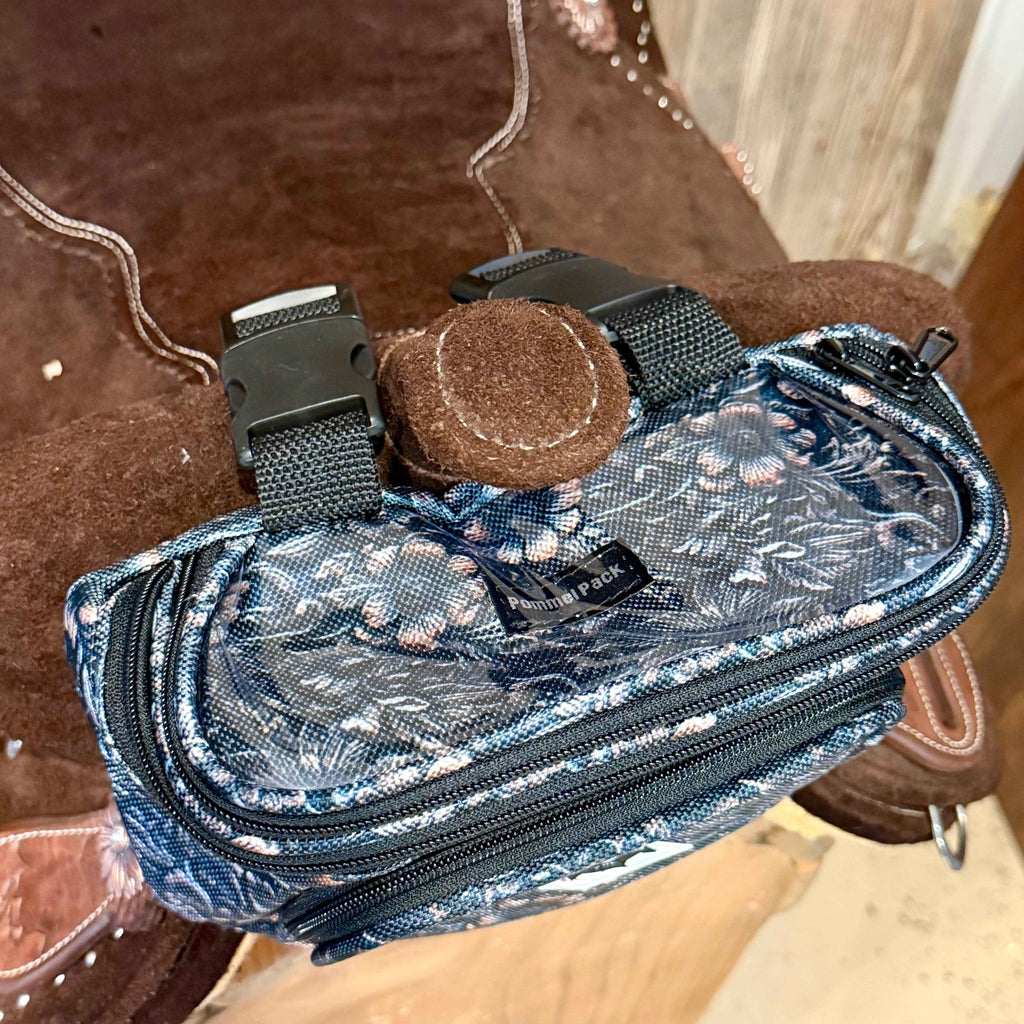 Tooled Leather Pommel Pack – Saddle Pommel Bag | WhinneyWear