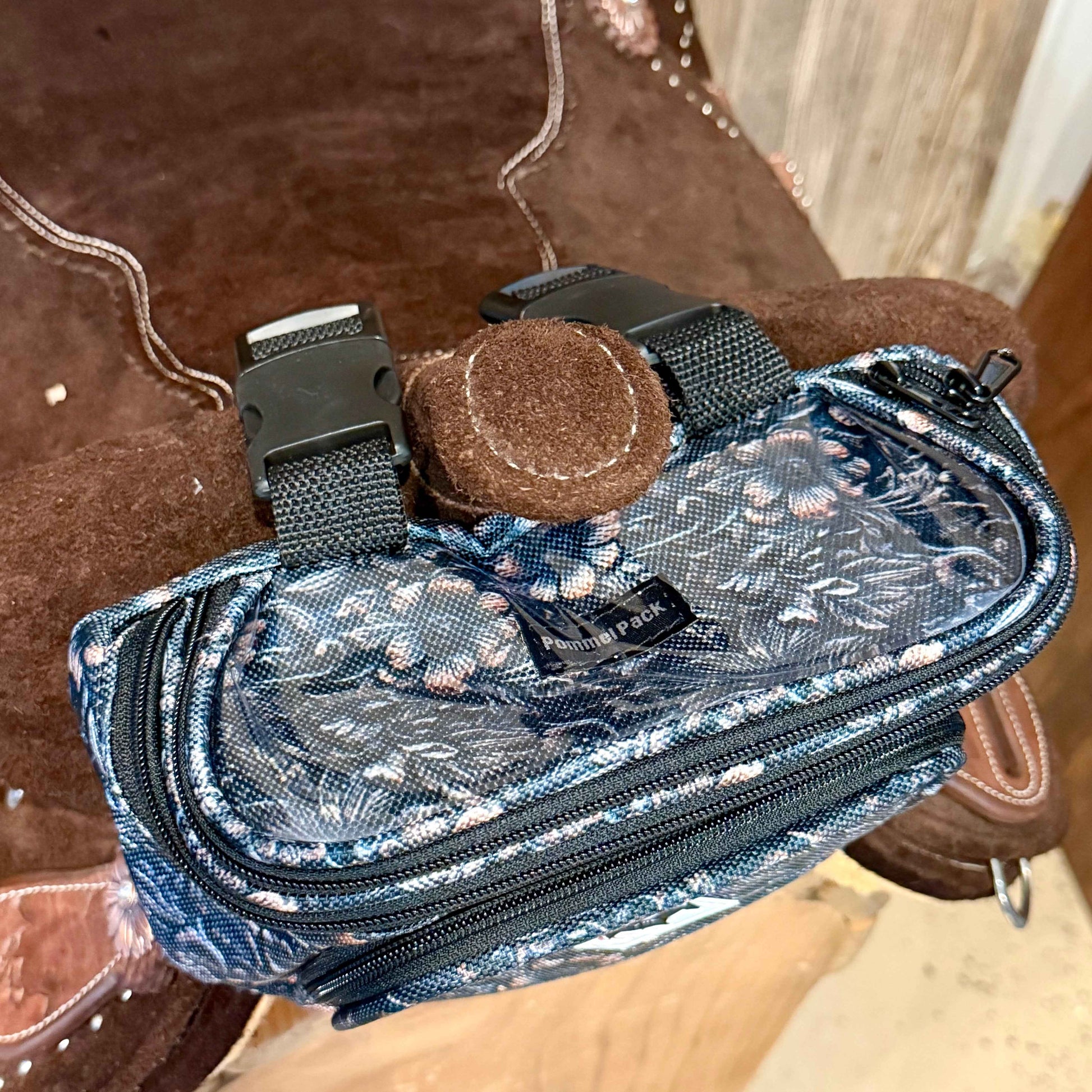 Tooled Leather Pommel Pack – Saddle Pommel Bag | WhinneyWear