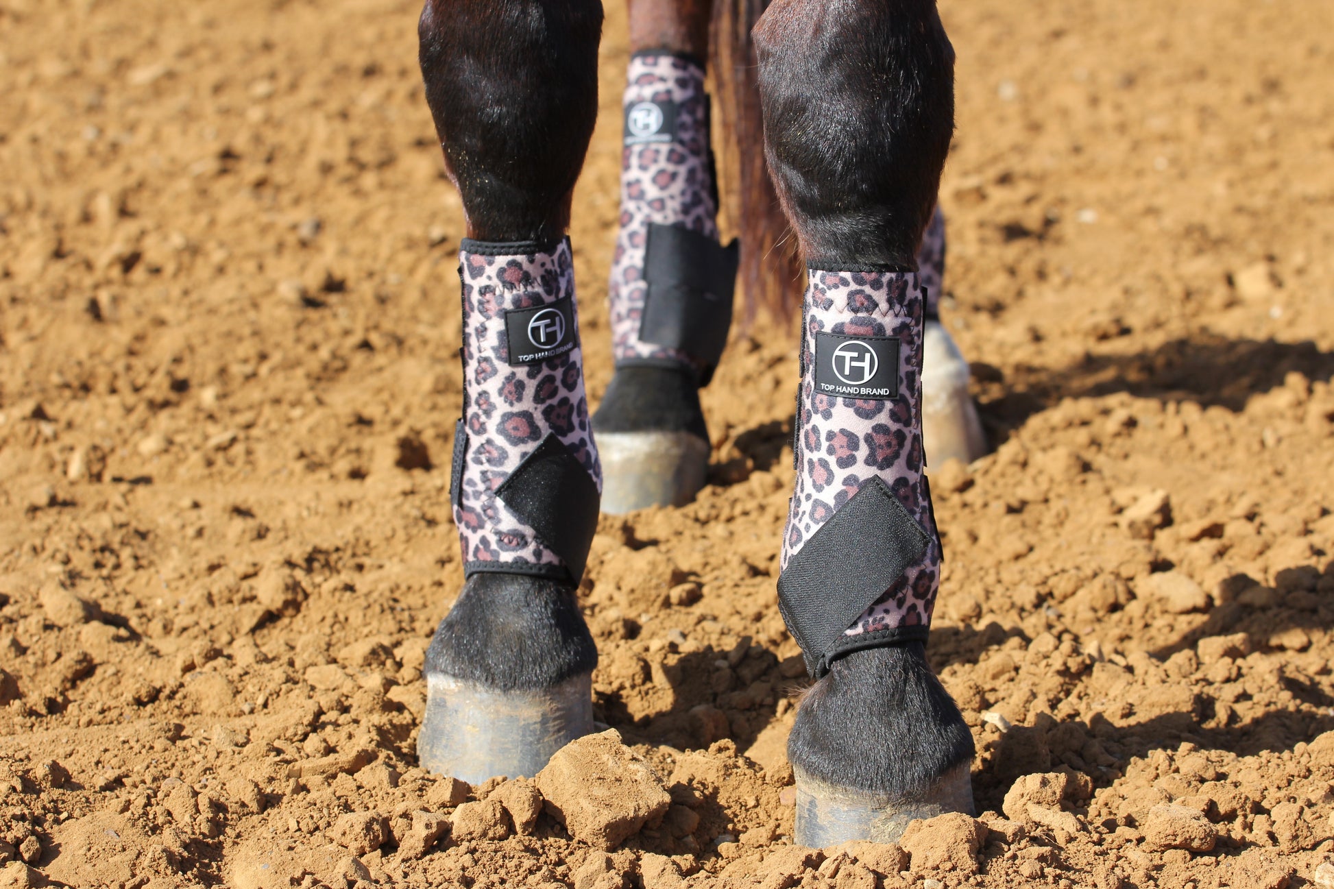 Cheetah and Black Sport Boots