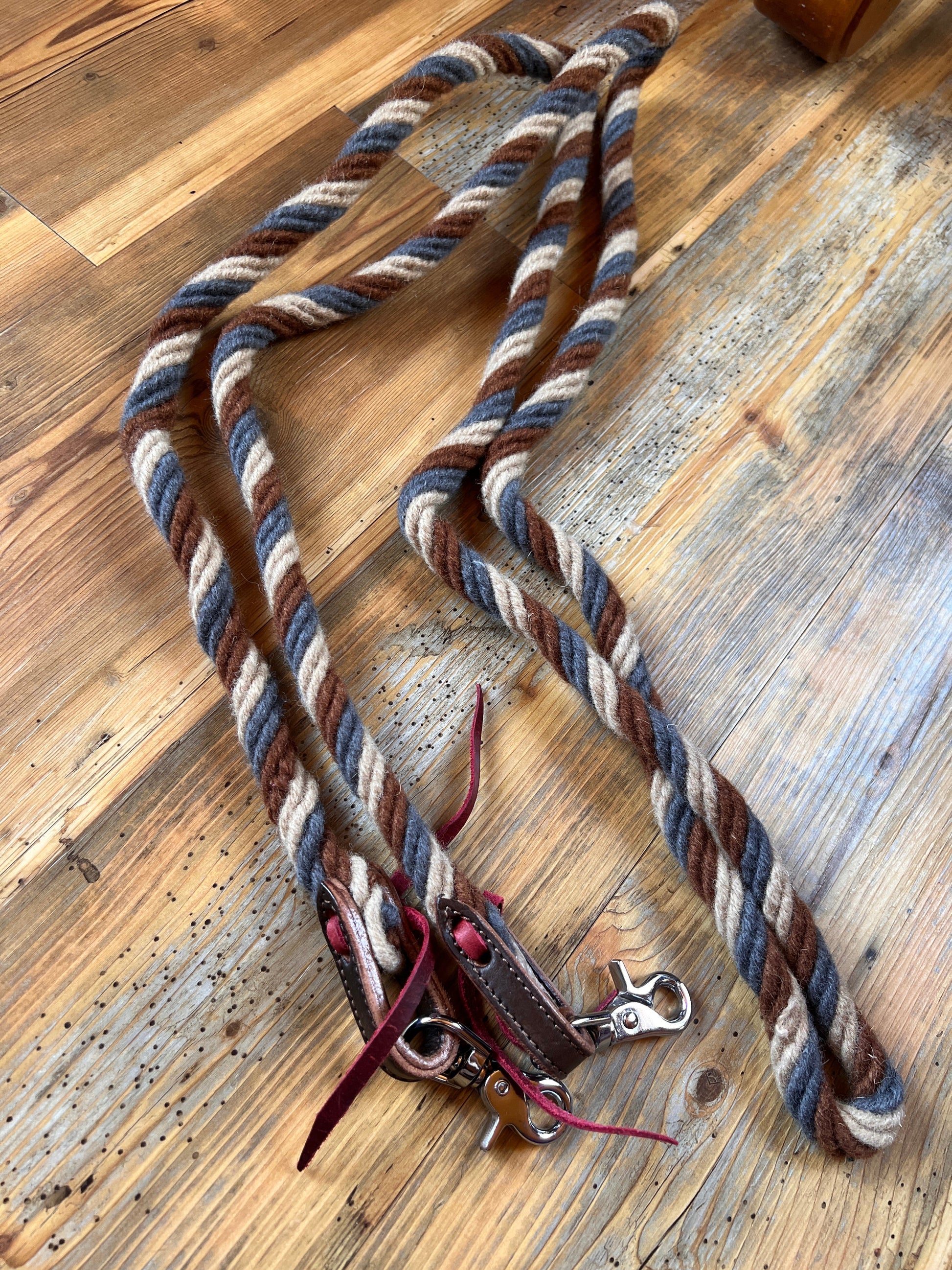 Dust & Denim Mohair Contest Reins - 8 Ft