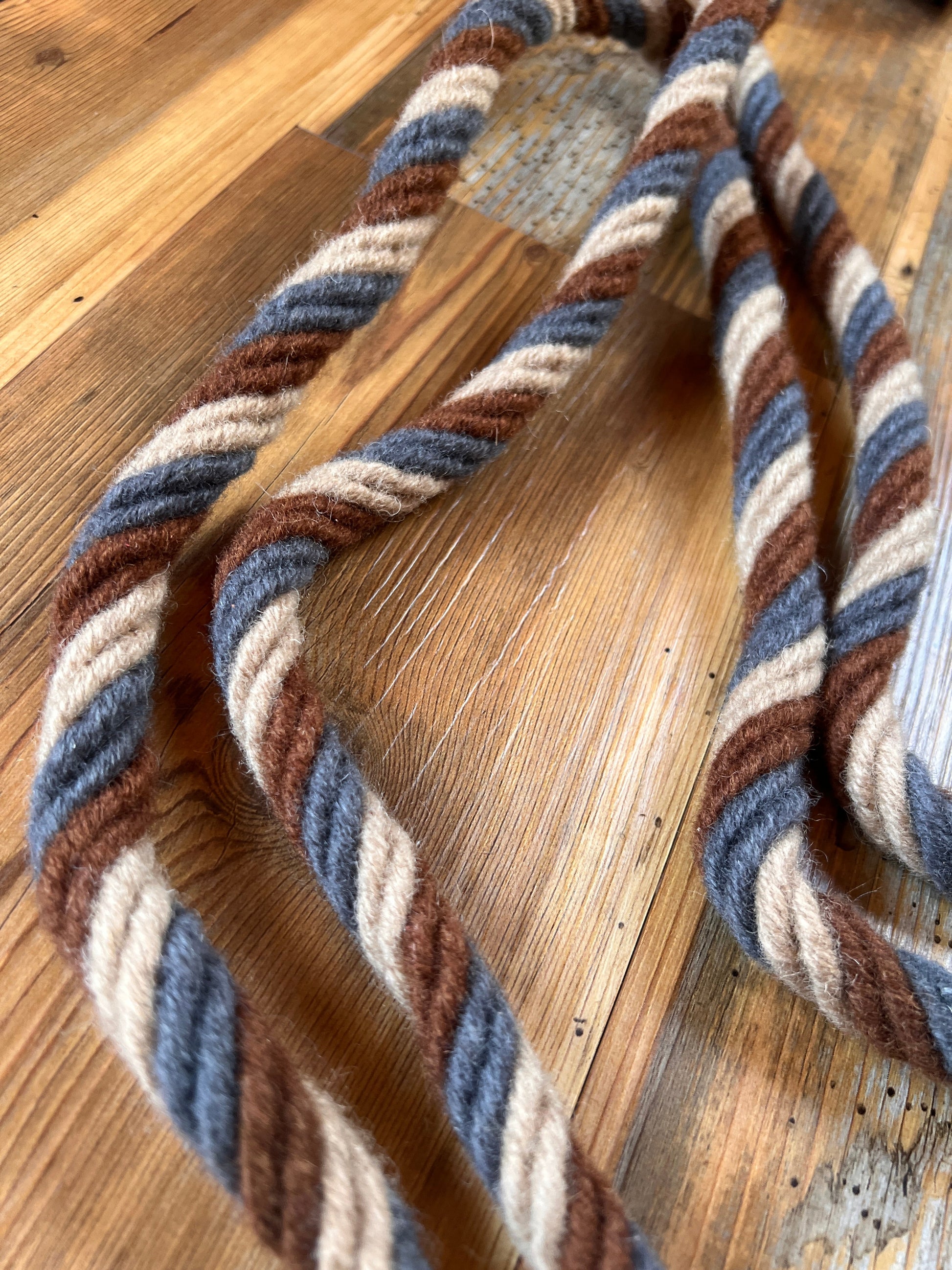 Dust & Denim Mohair Contest Reins - 8 Ft
