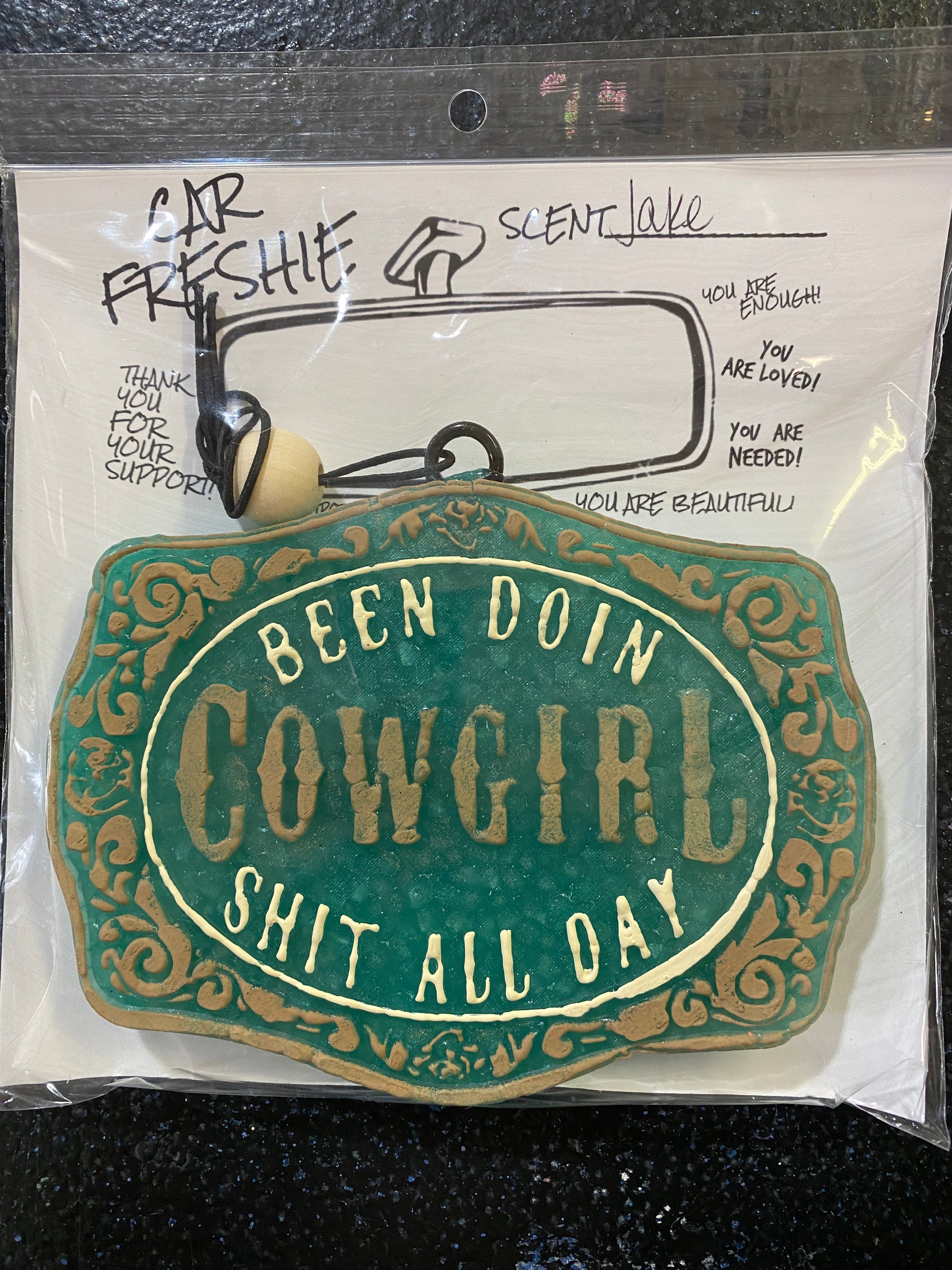 Cowgirl Buckle Freshie