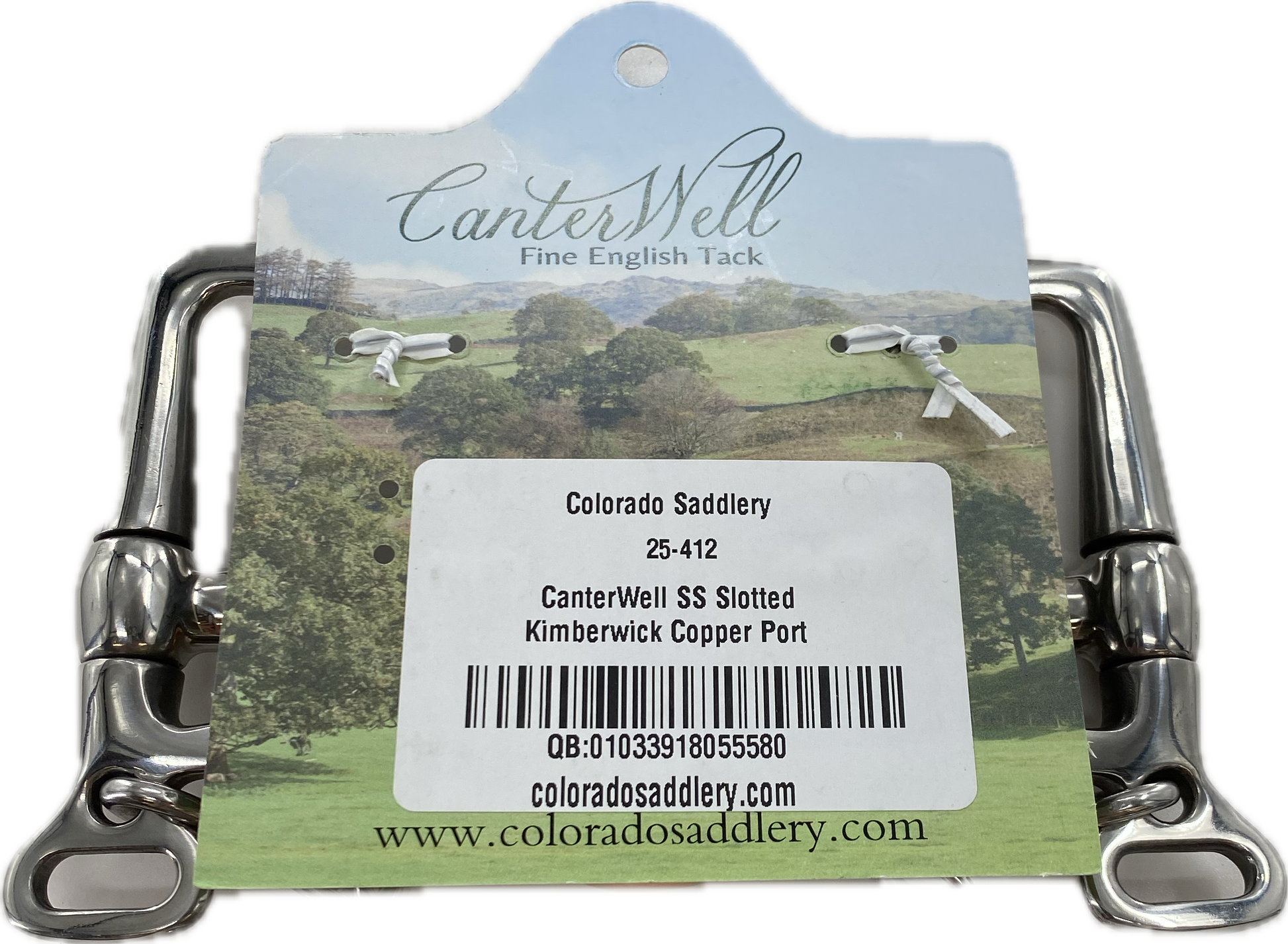 Canter Well SS Slotted Kimberwick Bit