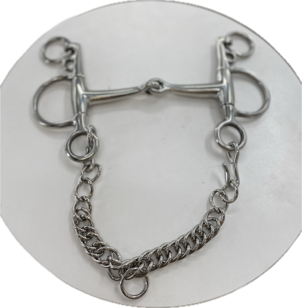 SS Pelham Eggbutt Single-jointed Bit