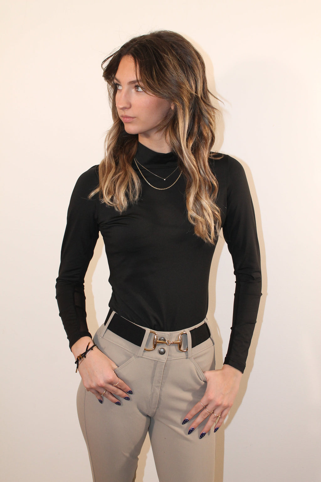 Black Snaffle Belt