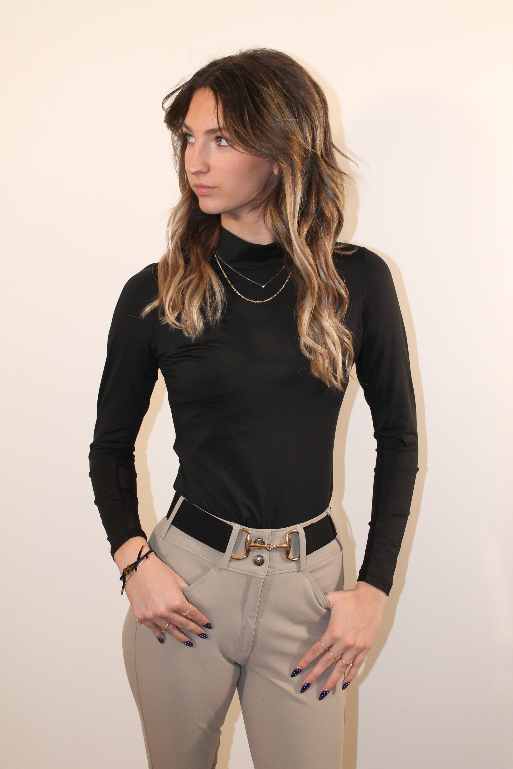 Black Snaffle Belt