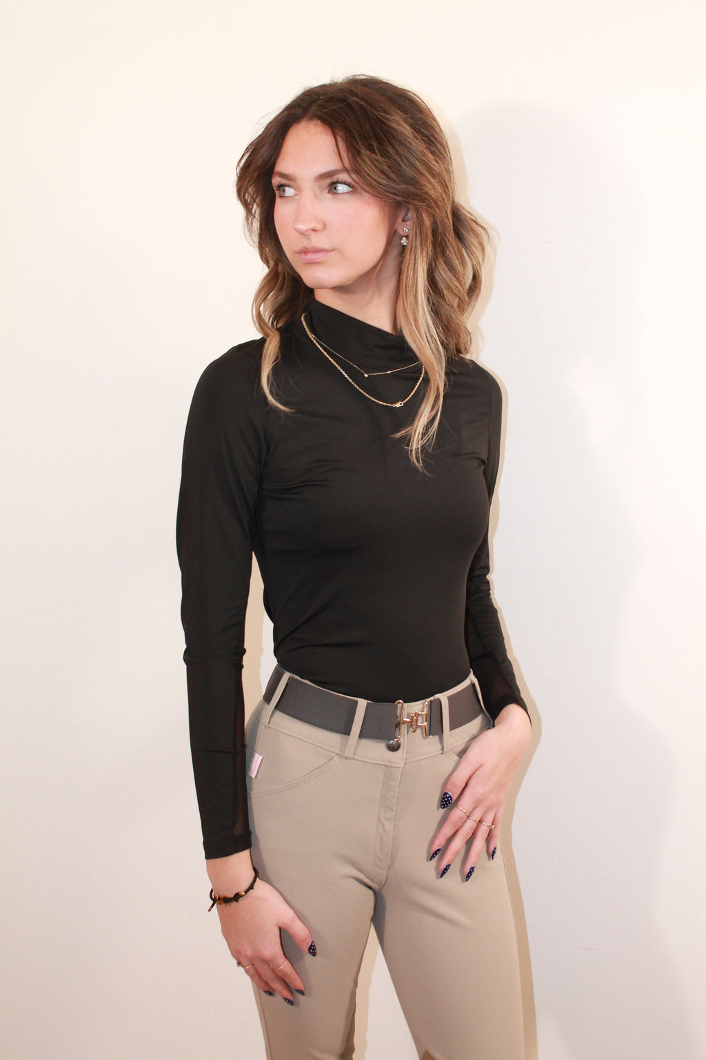 Grey Surcingle belt