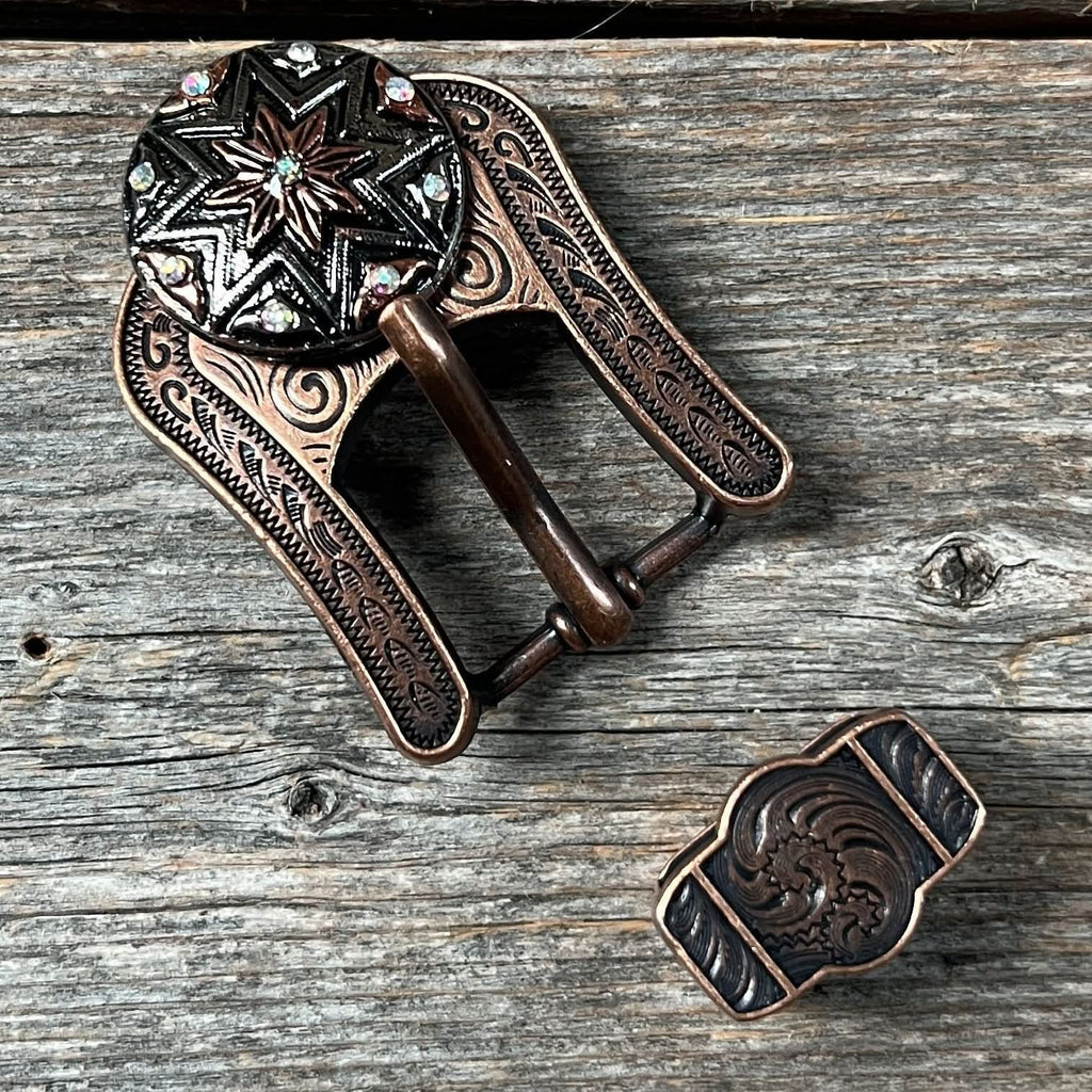 Starburst Antique Silver Western Concho W185