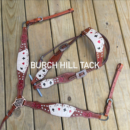 Card tack Set Headstall Breastcollar