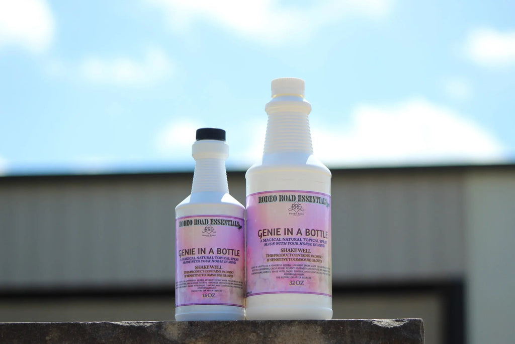 Genie In A Bottle Spray – Deep Relief Herbal Liniment for Performance Horses