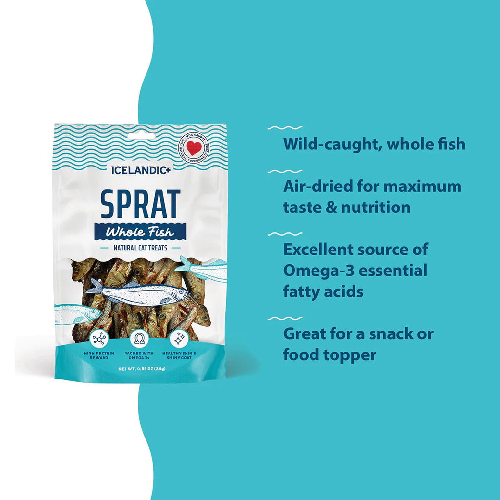 Icelandic Whole Sprats Cat Treats (0.85oz)