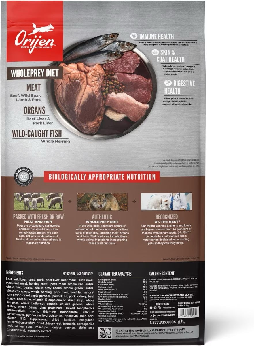 Orijen Regional Red Dry Dog Food