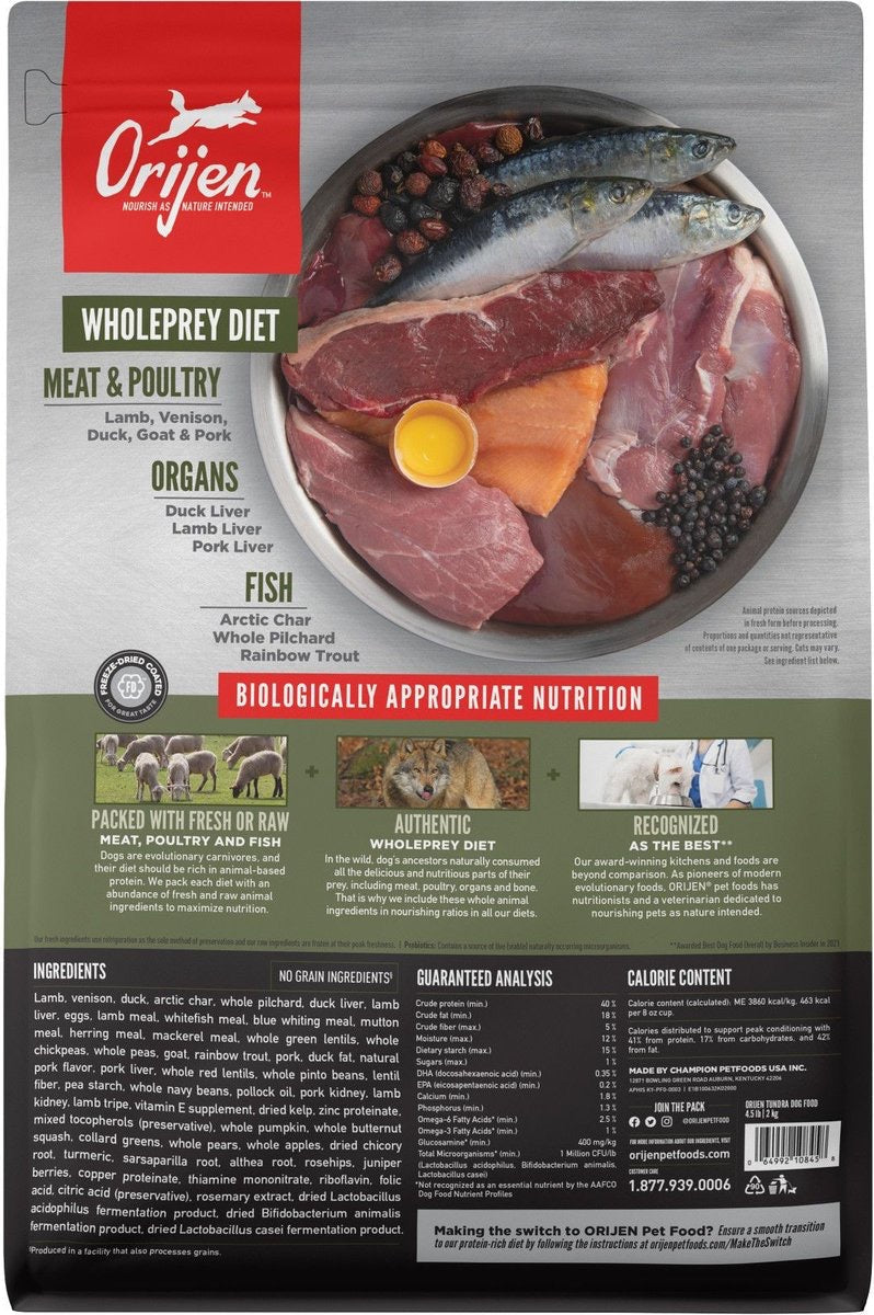 Orijen Tundra Dry Dog Food