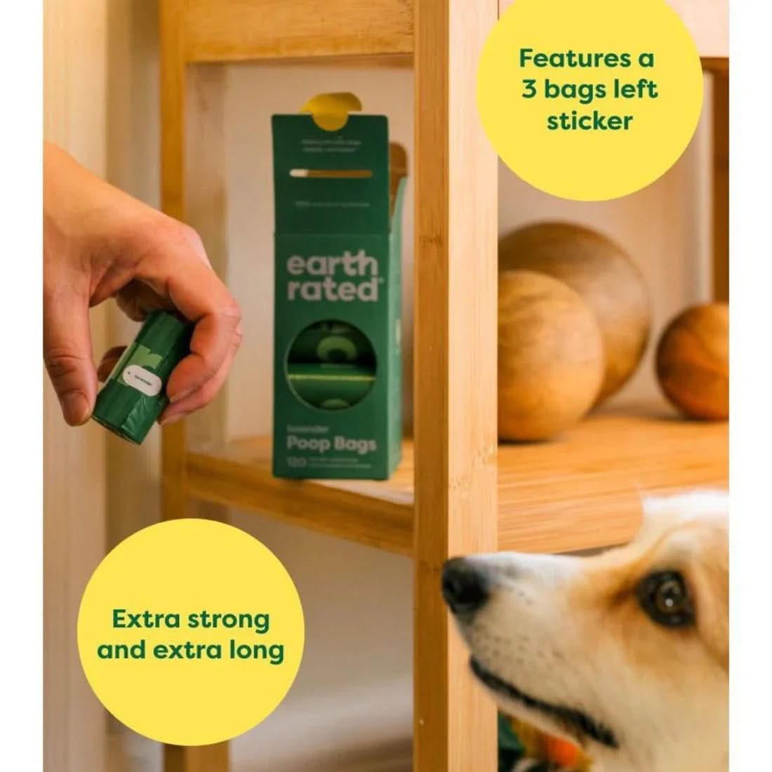 Earth Rated Lavender Scented Poop Bag Rolls